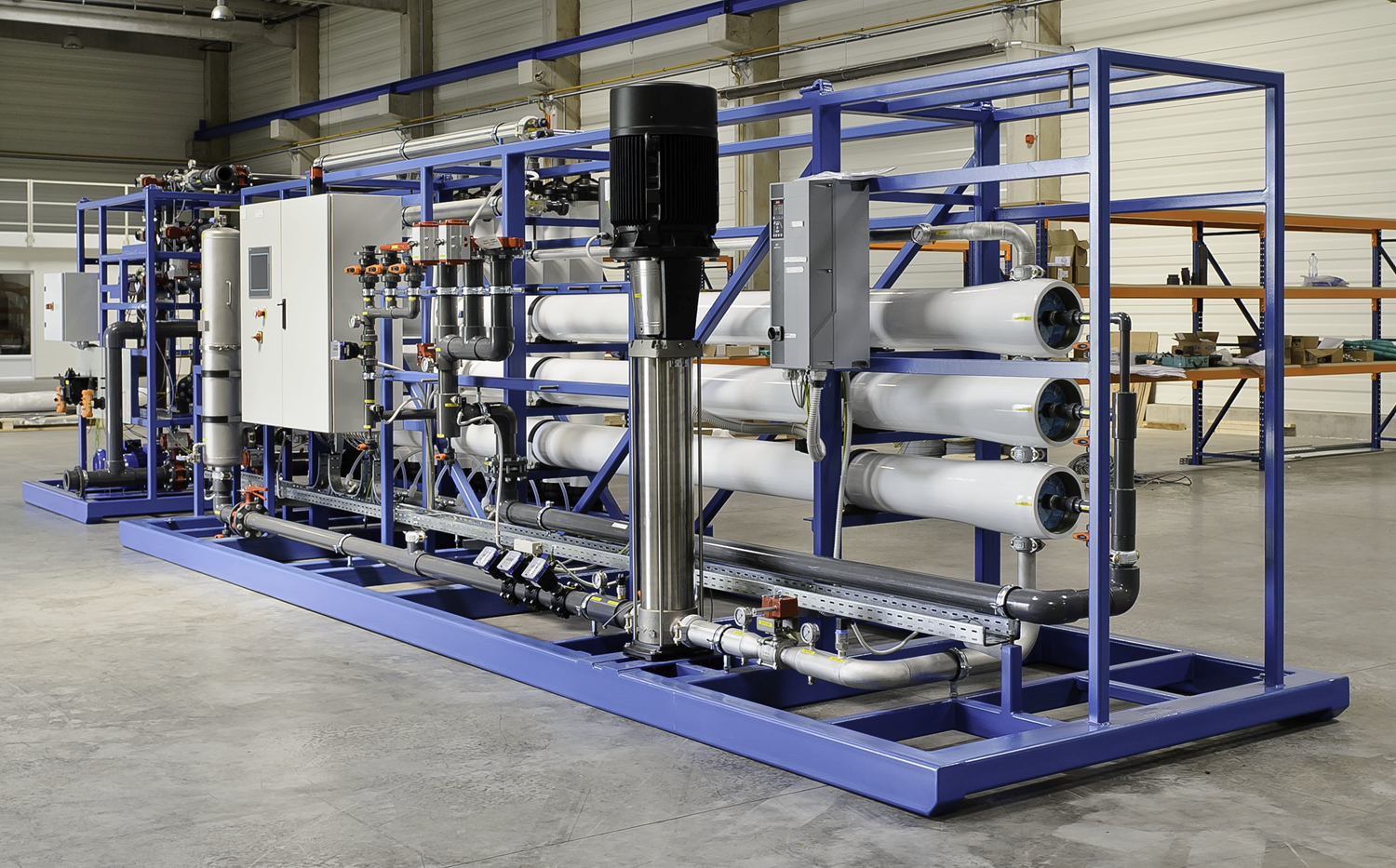 Membranas com anti-incrustantes Veolia.